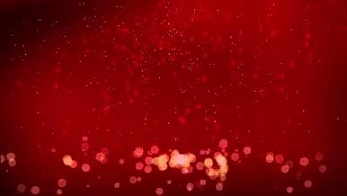 红色光效光晕鲜红光晕光圈粒子洒落背景视频视频的预览图
